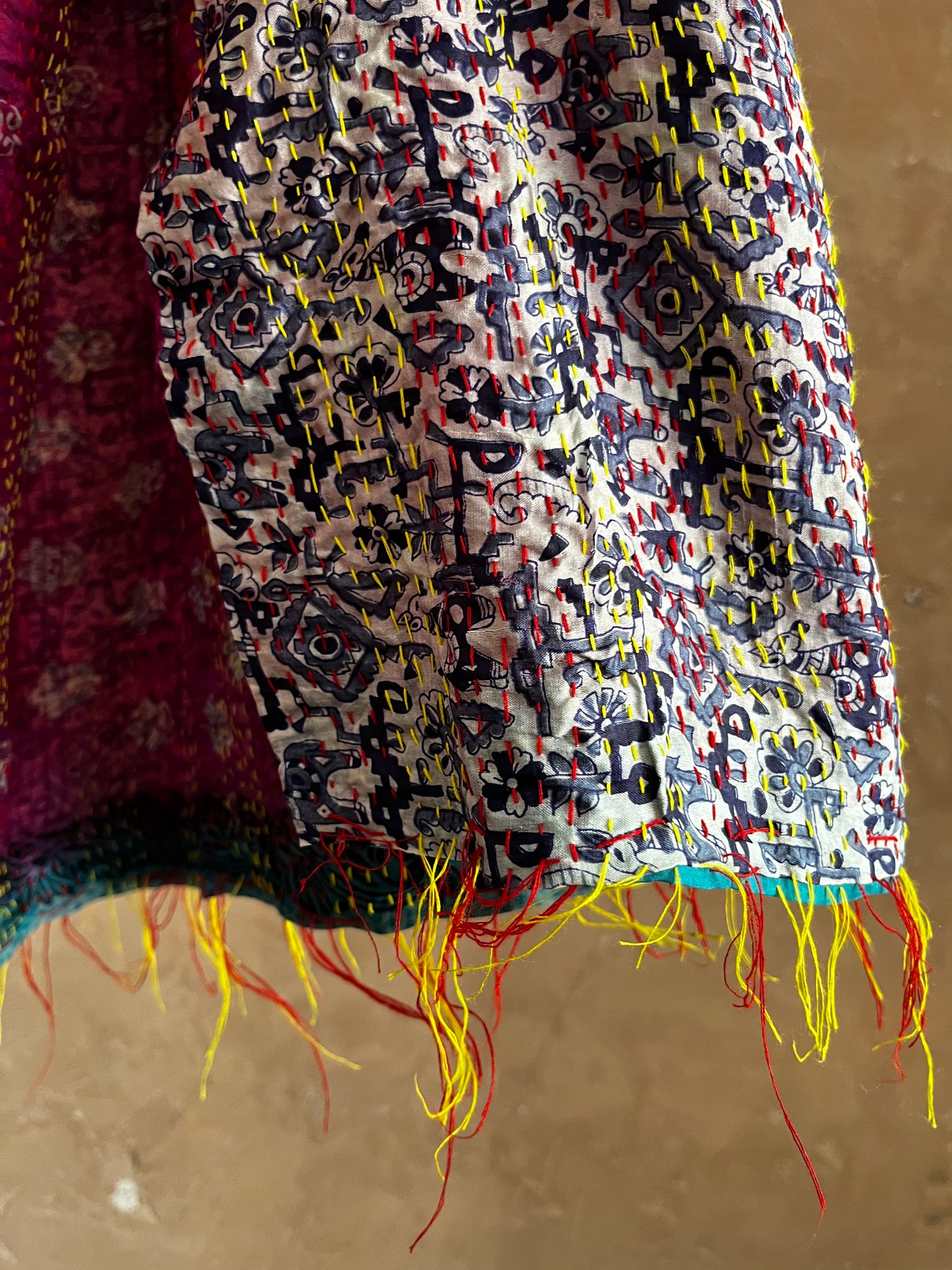 Vintage Kantha Scarf 062