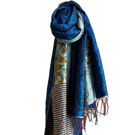 Vintage Kantha Scarf 060