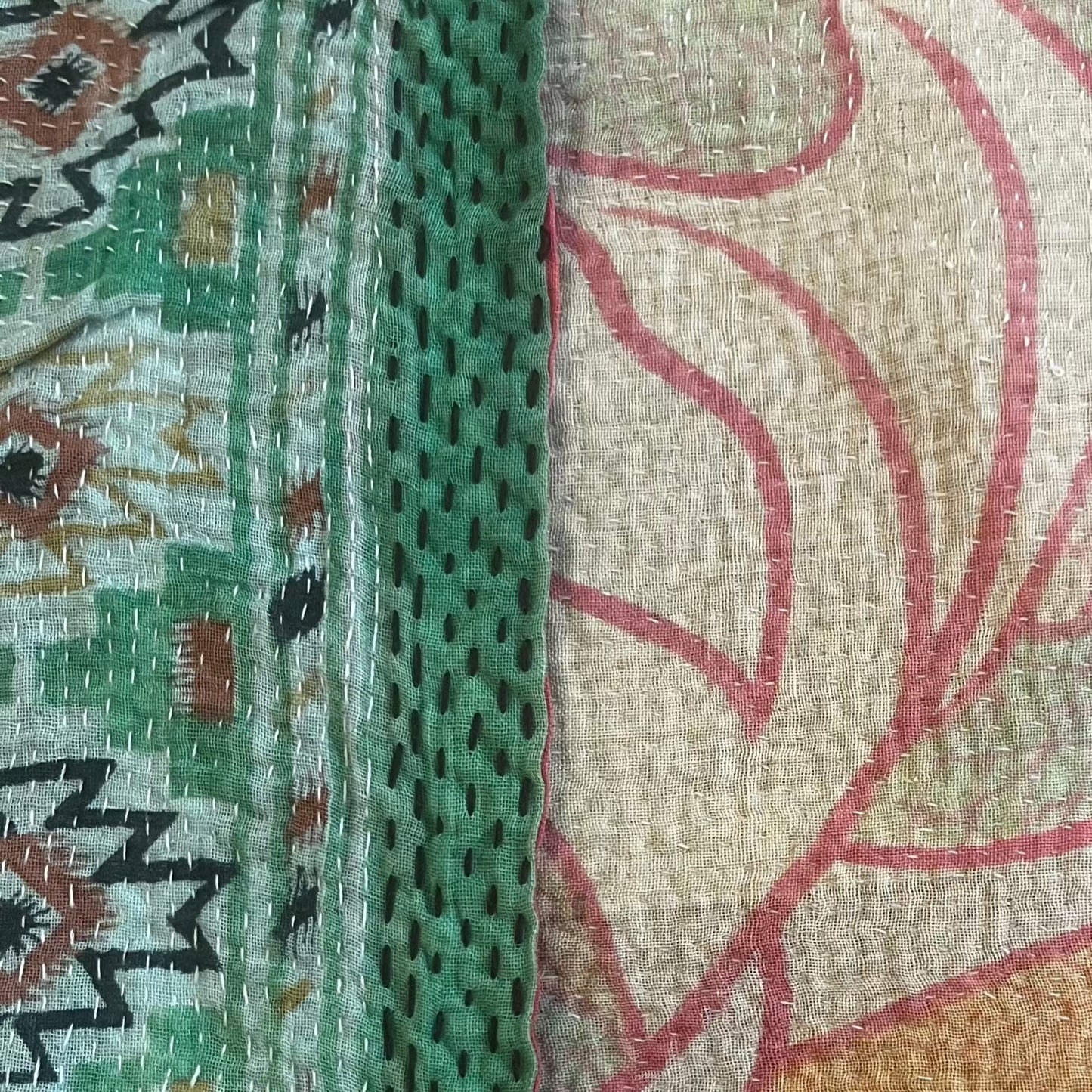 Vintage Kantha Quilt Series 2:8