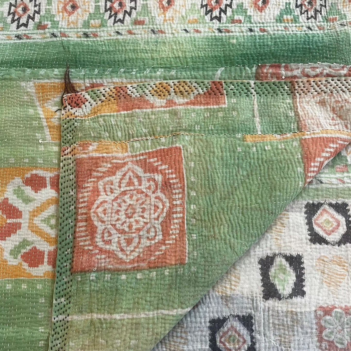 Vintage Kantha Quilt Series 2:8