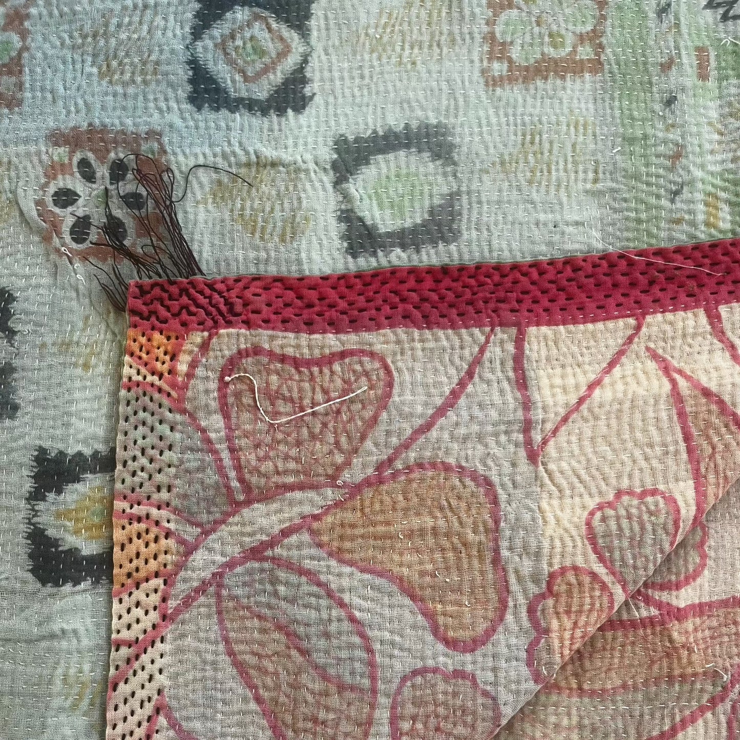 Vintage Kantha Quilt Series 2:8