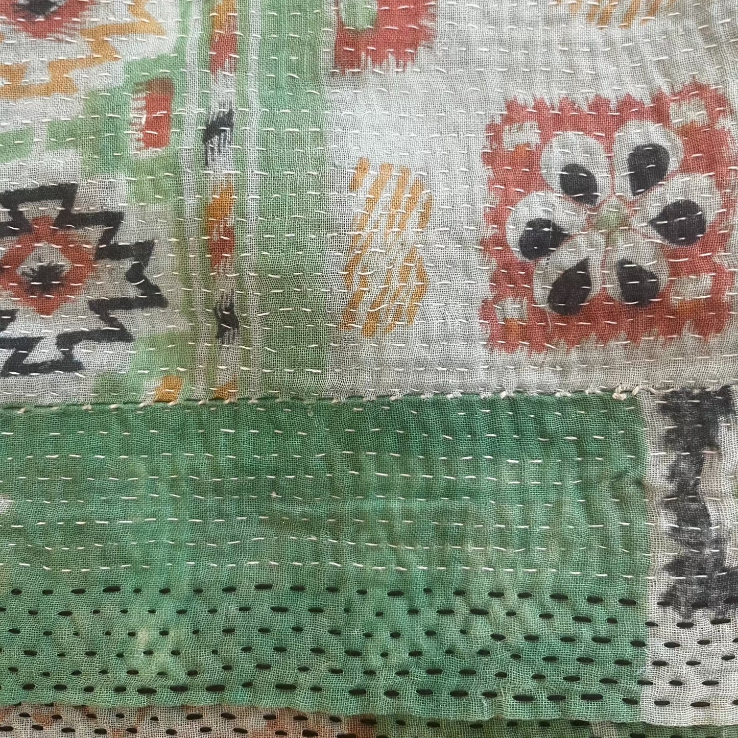 Vintage Kantha Quilt Series 2:8