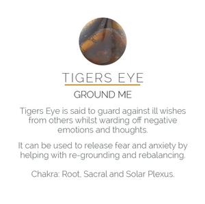 Durga Tigers Eye 18 Carat Gold Vermeil