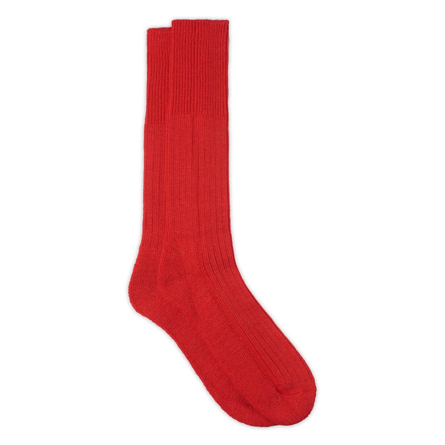 Alpine Wool Socks: Red