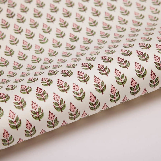 Block Printed Paper - Buti Blush