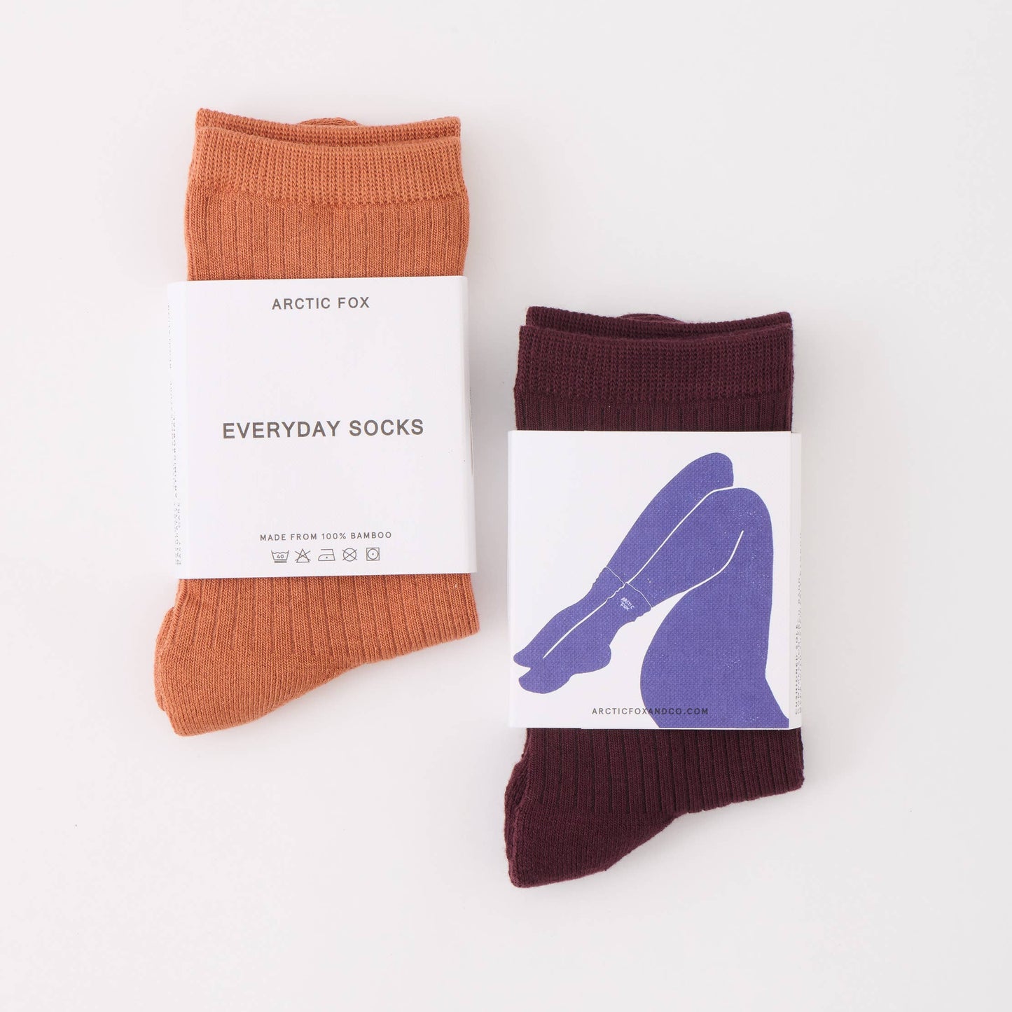 Everyday Bamboo Socks -  Red