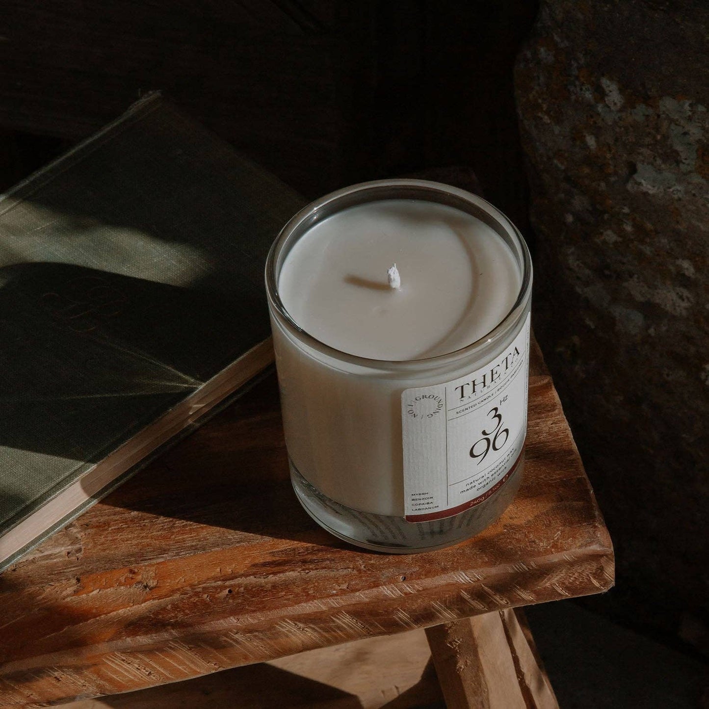 396Hz Grounding Candle - Root Chakra: 240g / 8.5oz