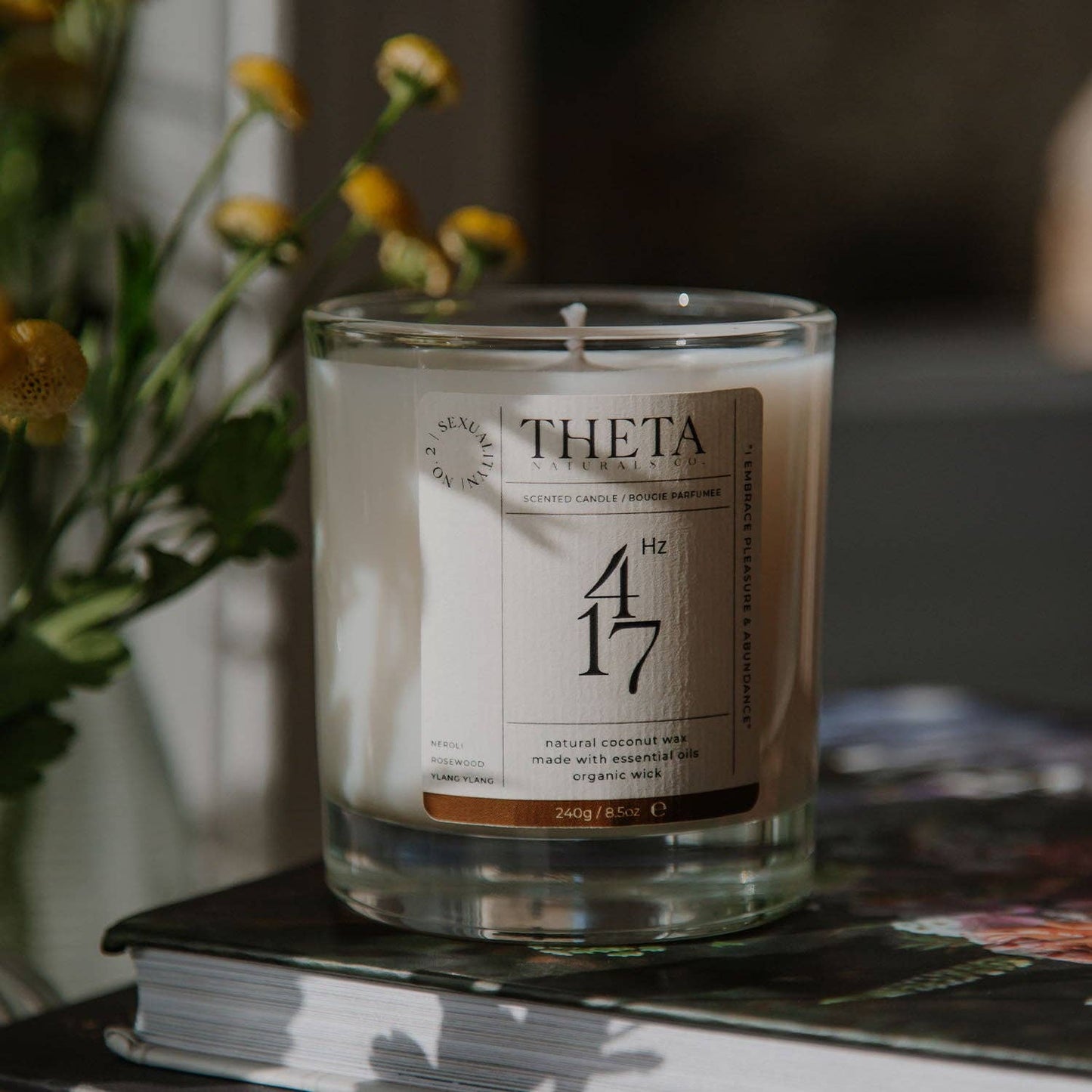 417Hz Sexuality Candle - Sacral Chakra : 70g / 2.6oz