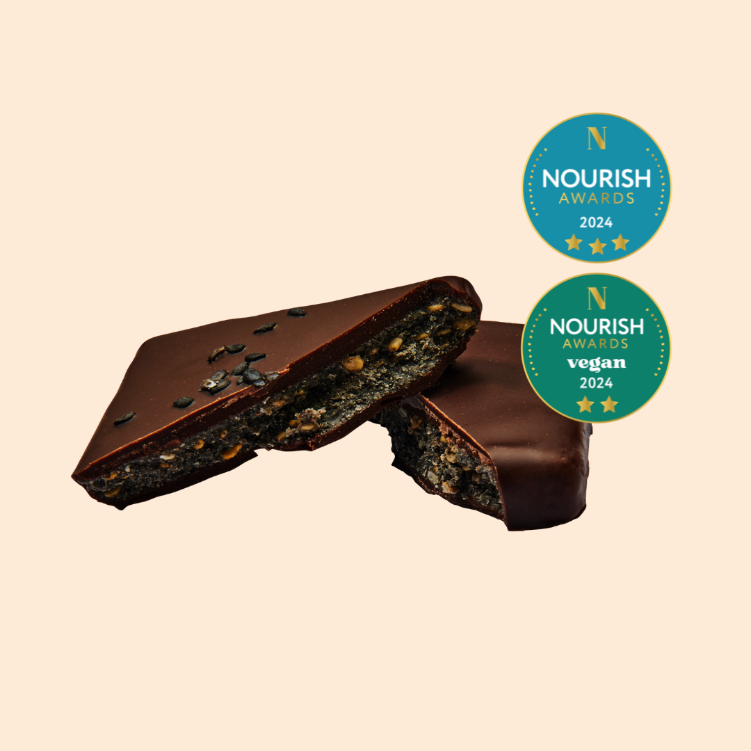 Black Sesame + Chai Nut Butter Chocolate