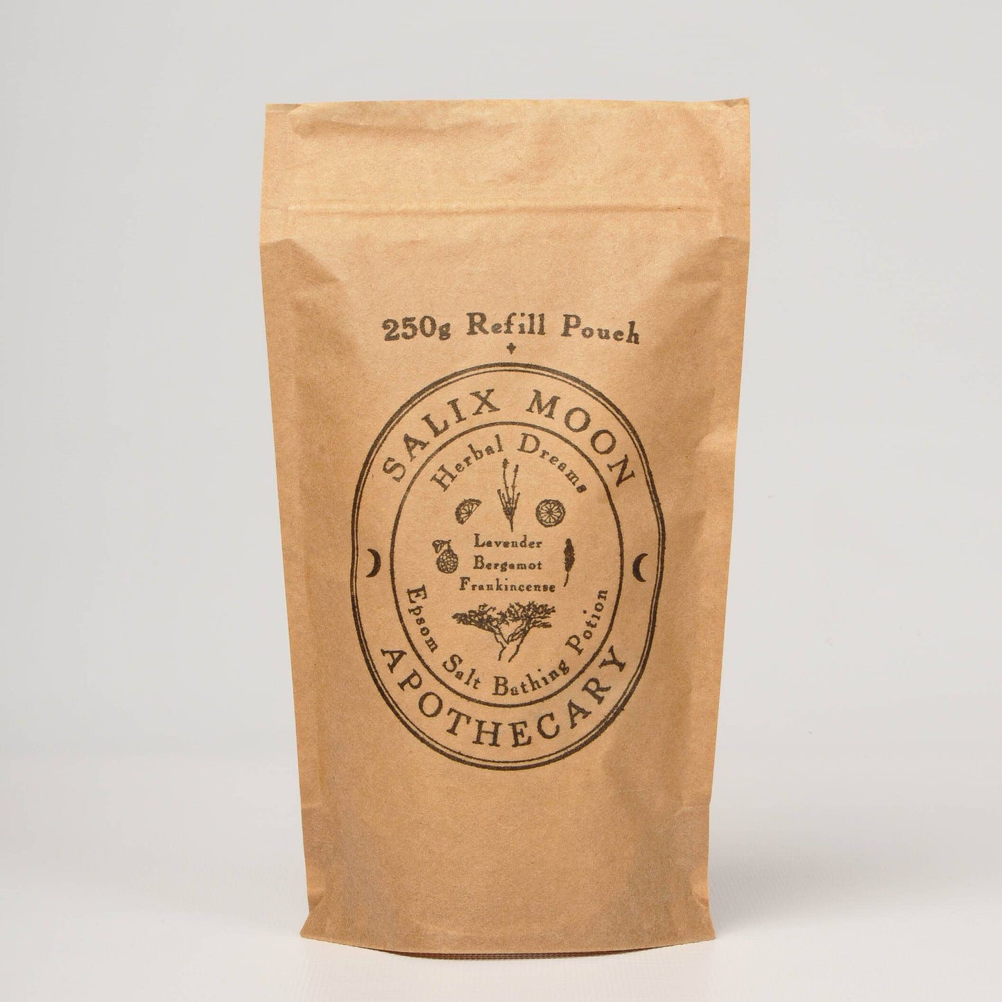 Lavender Epsom Bath Salts with Frankincense & Bergamot: 500g Refill'