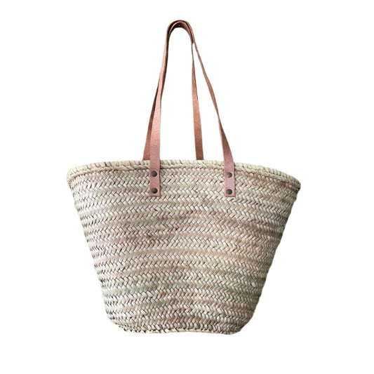 Valencia Shopper Basket I Natural