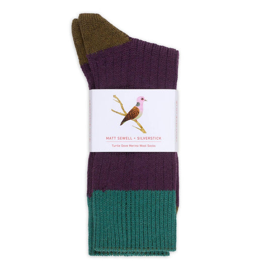 Turtle Dove Merino Socks