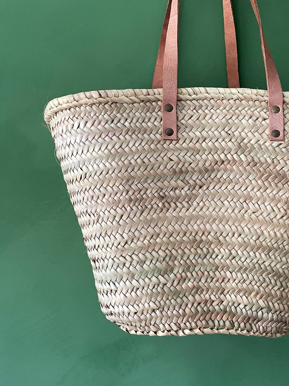 Valencia Shopper Basket I Natural