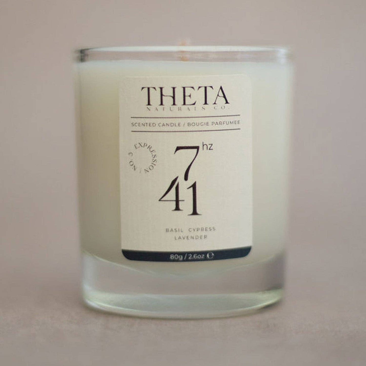 741Hz Expression Candle - Throat Chakra: 70g / 2.6oz