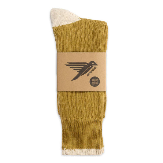 Caburn Organic Cotton Sock: Mustard