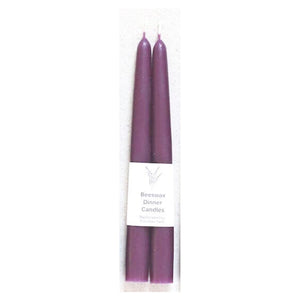 Beeswax Dinner Candles Lilac