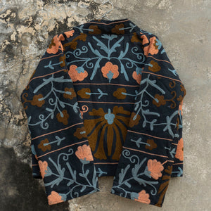 Tapestry Jacket Black Black Coral