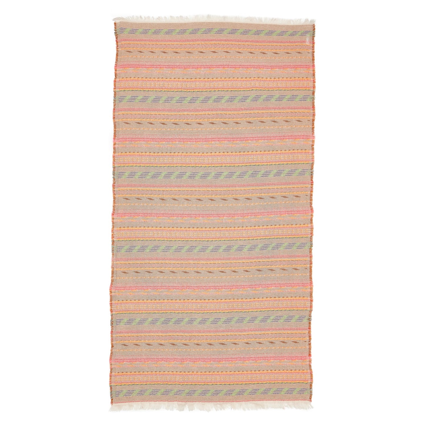 Towel I Orange Off White