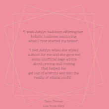 Load image into Gallery viewer, 1:1 Holistic Business Coaching Session I Bless Founder Ashlyn
