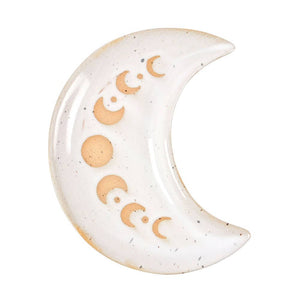 Moon Phase Crescent Ceramic Tray