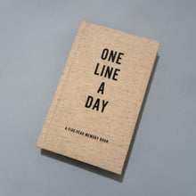 Load image into Gallery viewer, One Line A Day : A Five Year Memory Book (Canvas)
