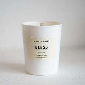 Bless Candle Small White