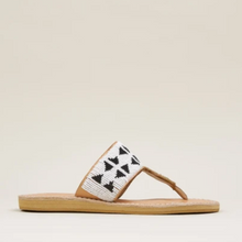Load image into Gallery viewer, Heron Beaded Leather Sandal
