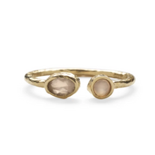 Load image into Gallery viewer, Pooja Ring with Pink Chalcedony Stone I Gold
