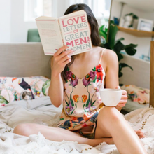 Load image into Gallery viewer, Silk Pyjamas I Cami and Shorts I Eden Print
