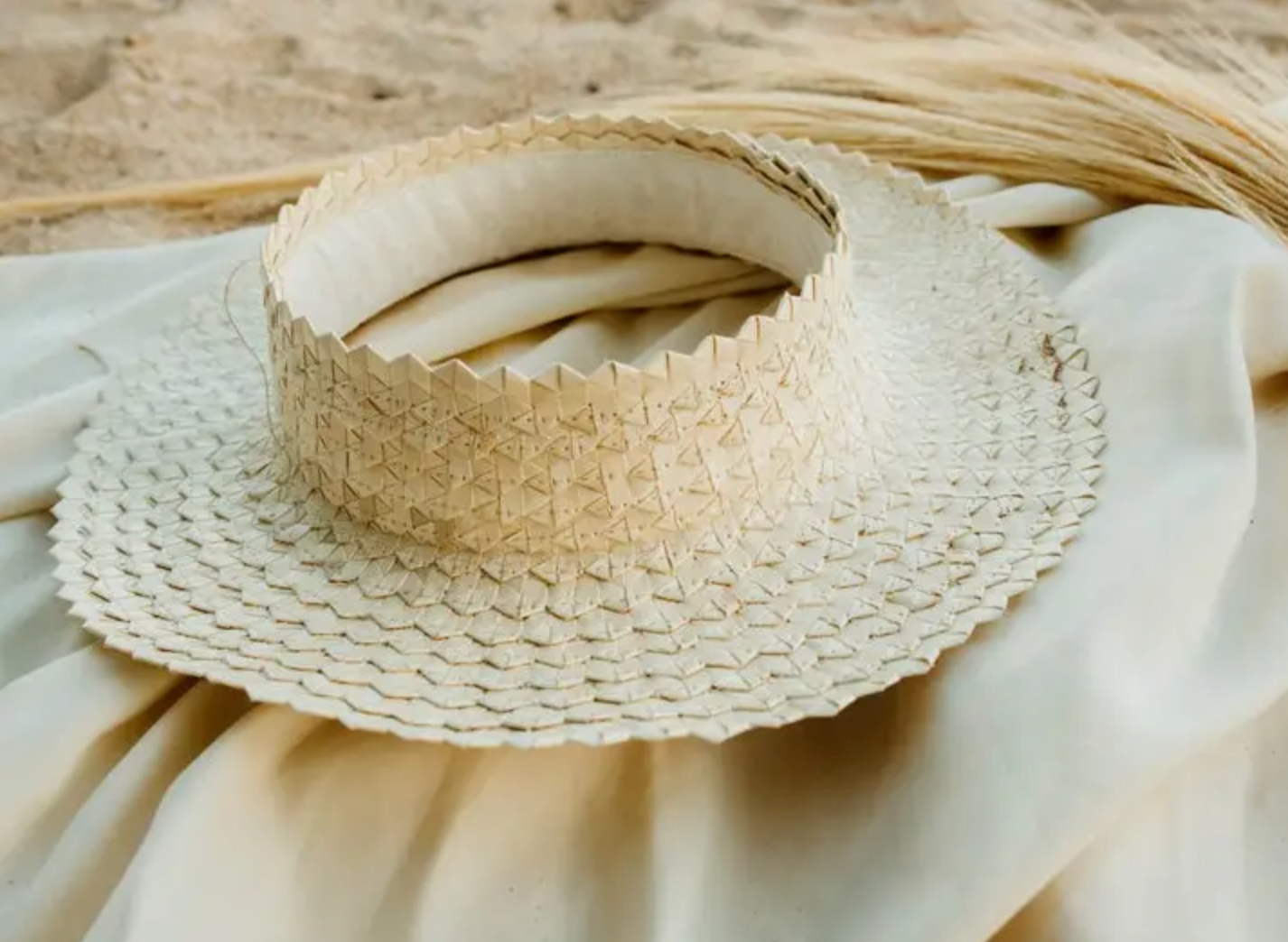 Crownless Straw Hat