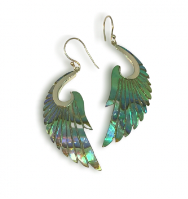 Paua Wing Earrings