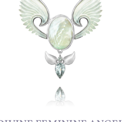 Divine Feminine Angel Necklace