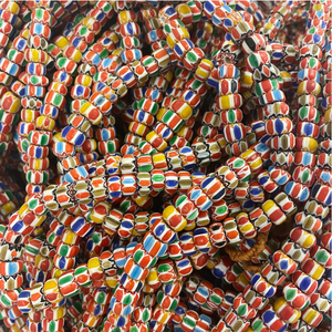Jangali Eco Recycled Mixed Glass Bead Necklace