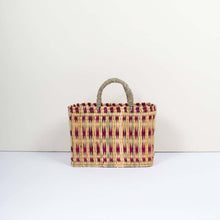 Load image into Gallery viewer, Woven Reed Basket, Violet Small

