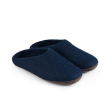 Load image into Gallery viewer, Mita Felt Slippers I Navy Blue
